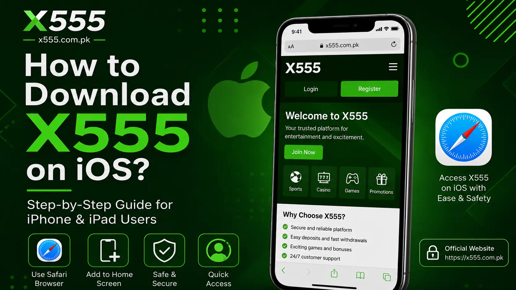 X555 on iOS
